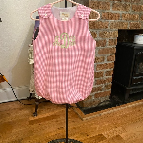 Rosalina Collection Infant Girls Monogrammed Romper size 24 months - Picture 8 of 16